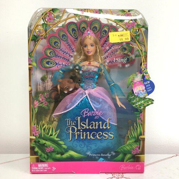 open lace back dress pre-order] Barbie island princess Rosella 2007  collectible dolls shop